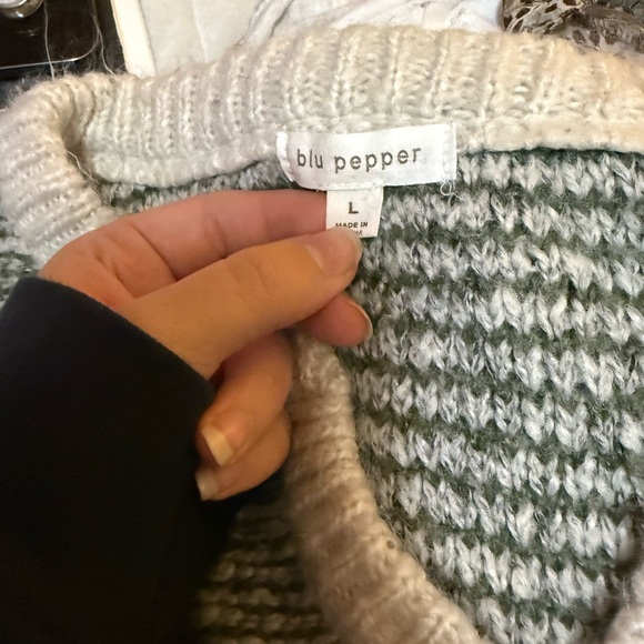 Knit Button Sweater - Picture 2 of 2